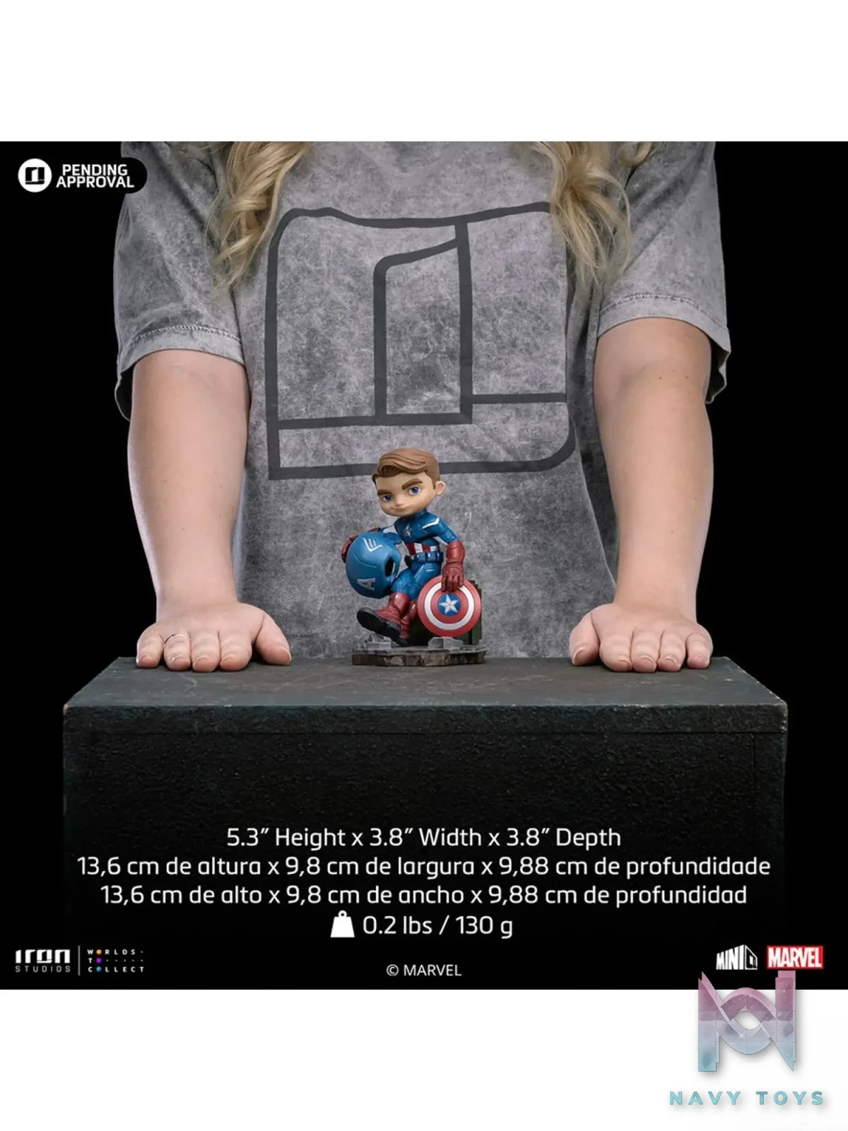 Iron Studio – Marvel MiniCo Series Spider-Man & Splinter & Apollo 11 Astronaut & Captain America (Licensed)