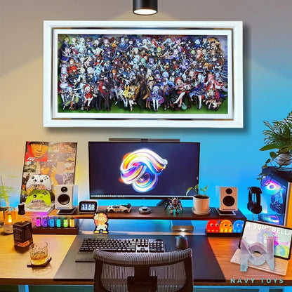 KALA HOME Studio – Genshin Impact Multiple Characters 3D Decorative Painting Genshin Impact