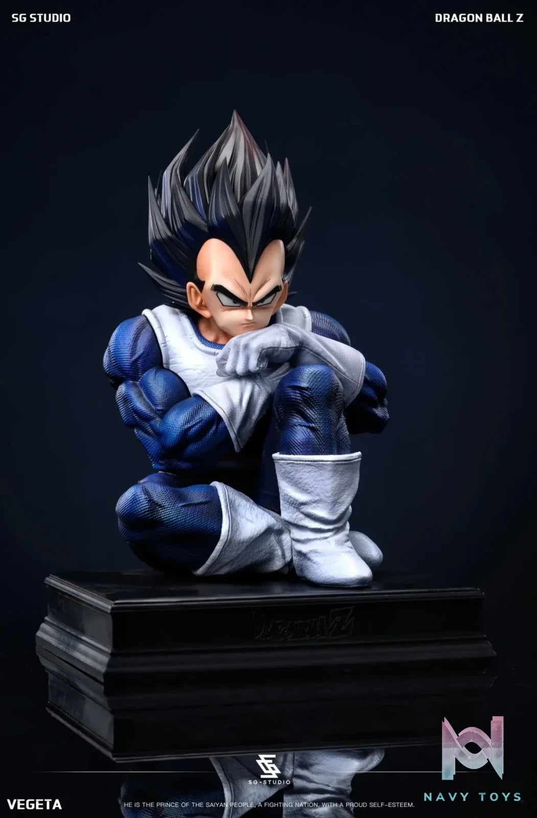 SG Studio - Dragon Ball Namek Vegeta resin statue Navy Toys anime figure