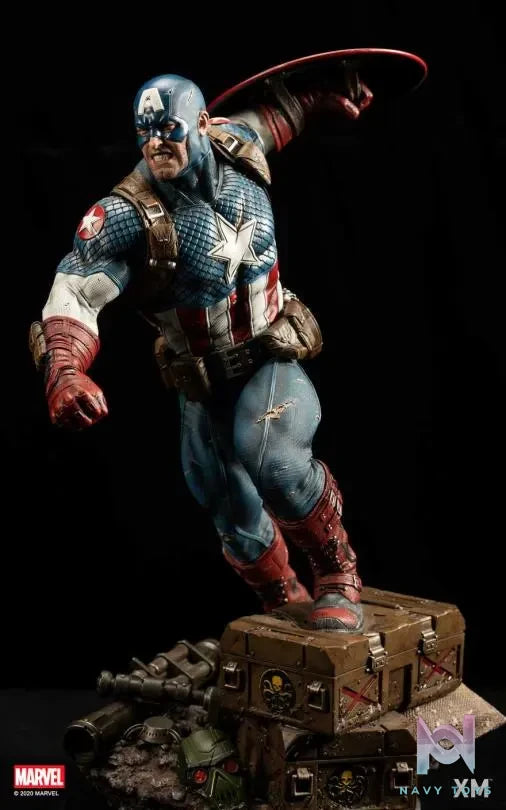 XM Studio – Ultimate Captain America 1/4 Scale Premium Collectible Statue Marvel (Licensed)
