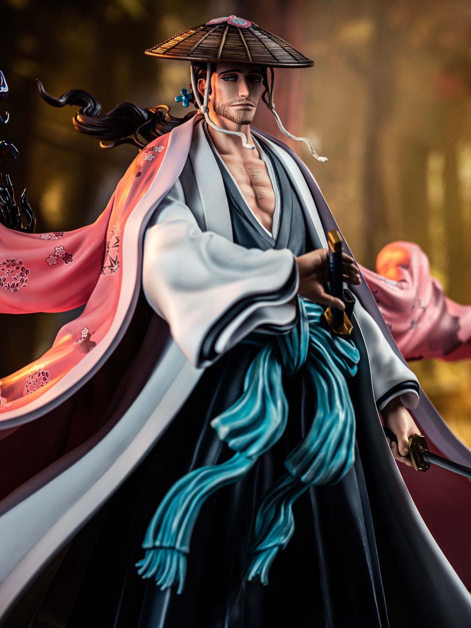 Kyoraku Shunsui - Bleach - IW x Niren Studio resin statue IW Studio x Nien Studio anime figure