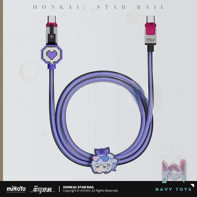 miHoYo – Honkai: Star Rail – Wolf Cub Pixel Series Fast Charger X Data Cable (Licensed)