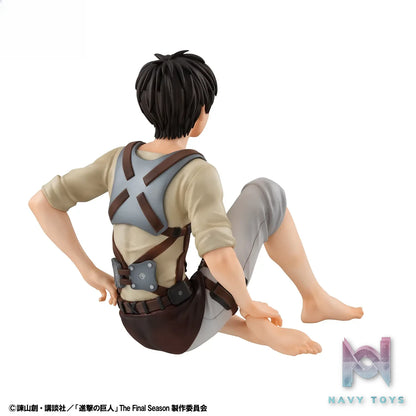 MegaHouse – G.E.M. Series Attack on Titan Palm Size Eren X Captain Levi Complete Figure (Licensed)