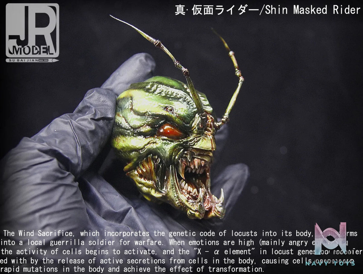 JRMODEL Studio – Kamen Rider Real Head Sculpture Fridge Magnet Series