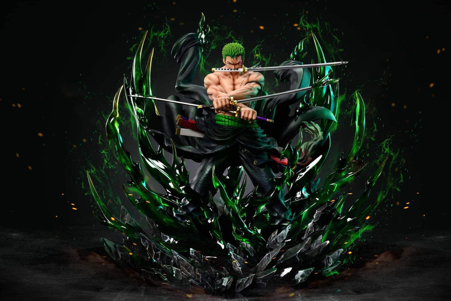 Zoro - One Piece - Rc ( Discount 50% ) resin statue Recast anime figure