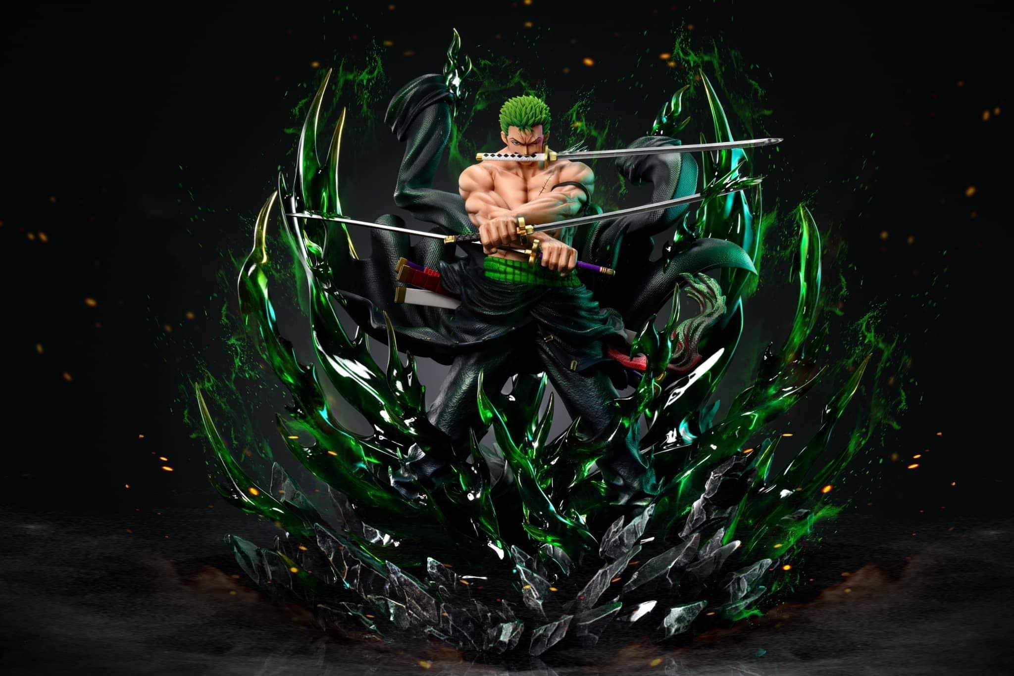 Zoro - One Piece - Rc ( Discount 50% ) resin statue Recast anime figure