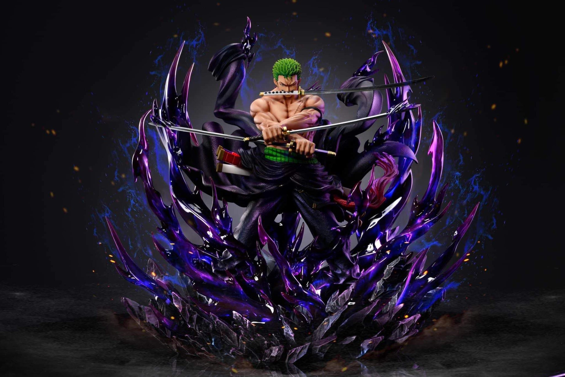 Zoro - One Piece - Rc ( Discount 50% ) resin statue Recast anime figure