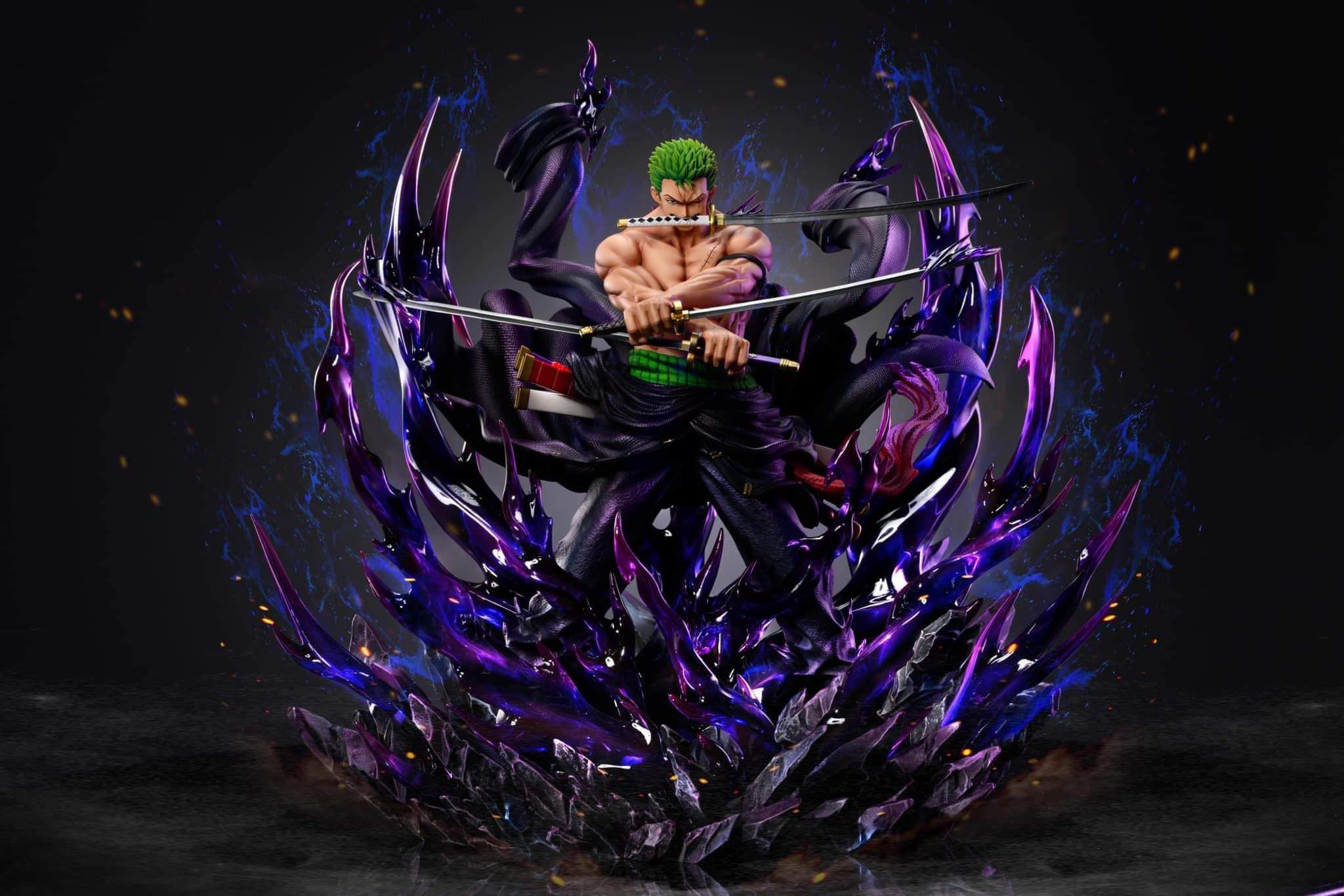 Zoro - One Piece - Rc ( Discount 50% ) resin statue Recast anime figure