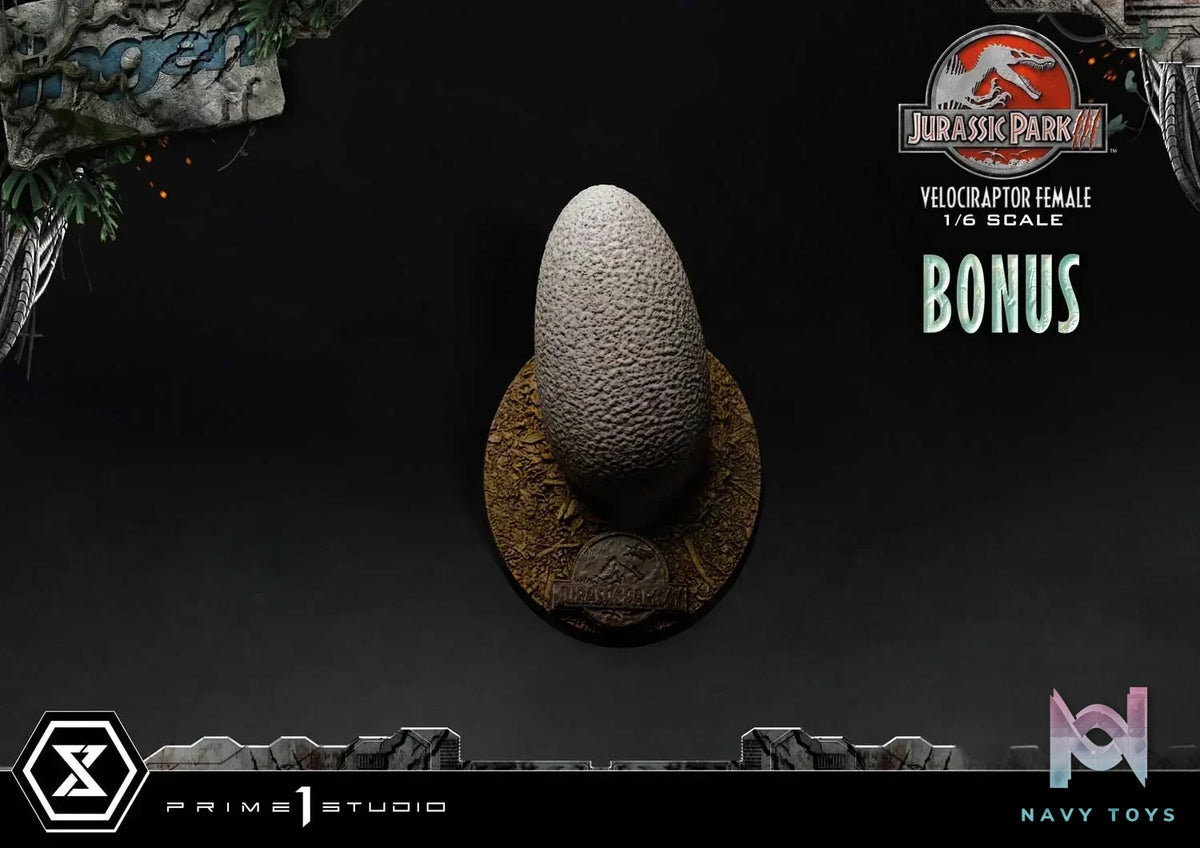 Prime 1 Studio – Legacy Museum Collection Jurassic Park III (Film) Velociraptor Female LMCJP-11 LMCJP-11S (Licensed)
