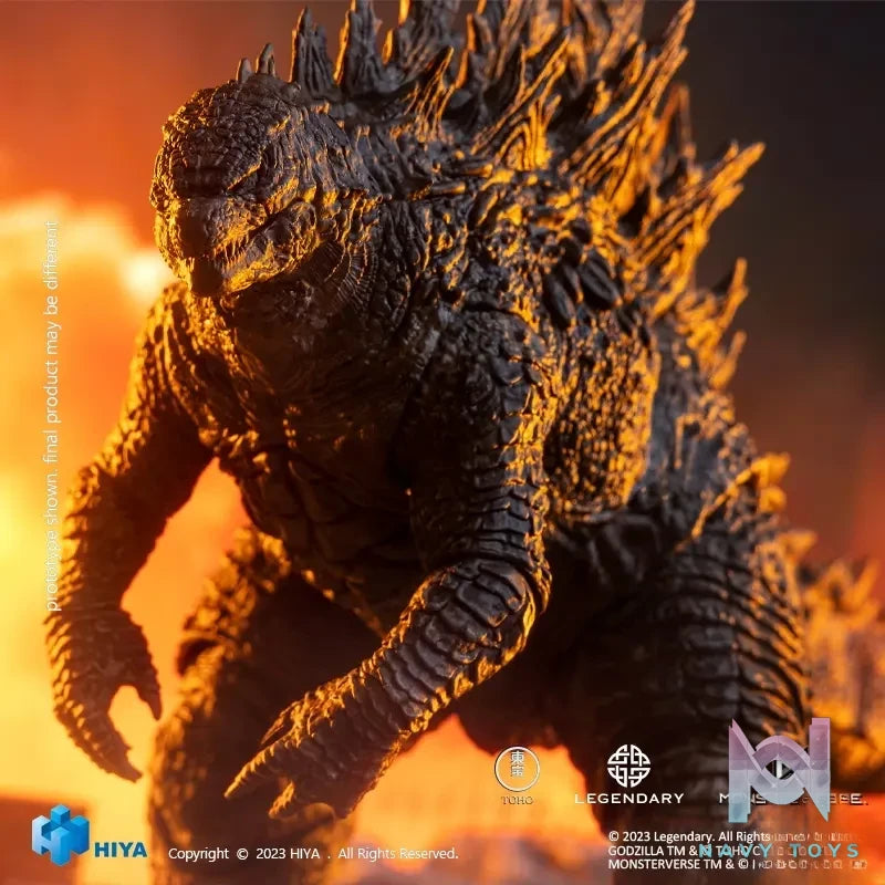 HIYA Studio – Exquisite Basic Series None Scale 7 Inch GODZILLA VS KONG Godzilla Action Figure (Updated Version) EBG0061