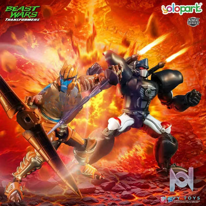 Yolopark – AMK Series Transformers: Beast Wars Dinobot X Optimus Primal (Licensed)