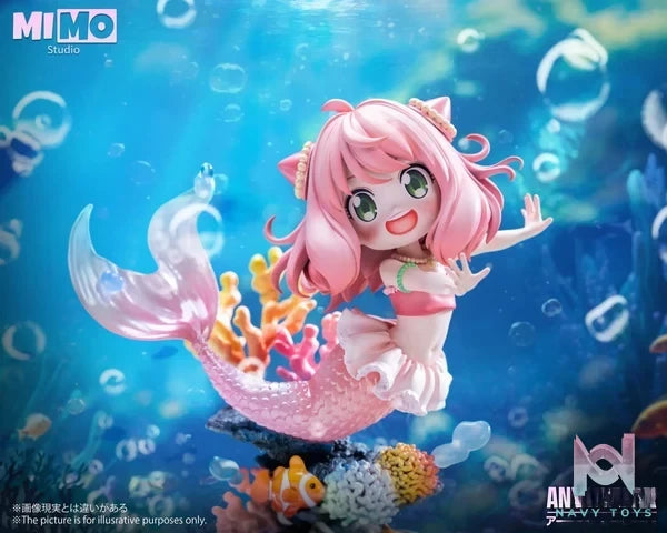 Mimo Studio - Spy x Family Mermaid Anya resin statue Navy Toys anime figure