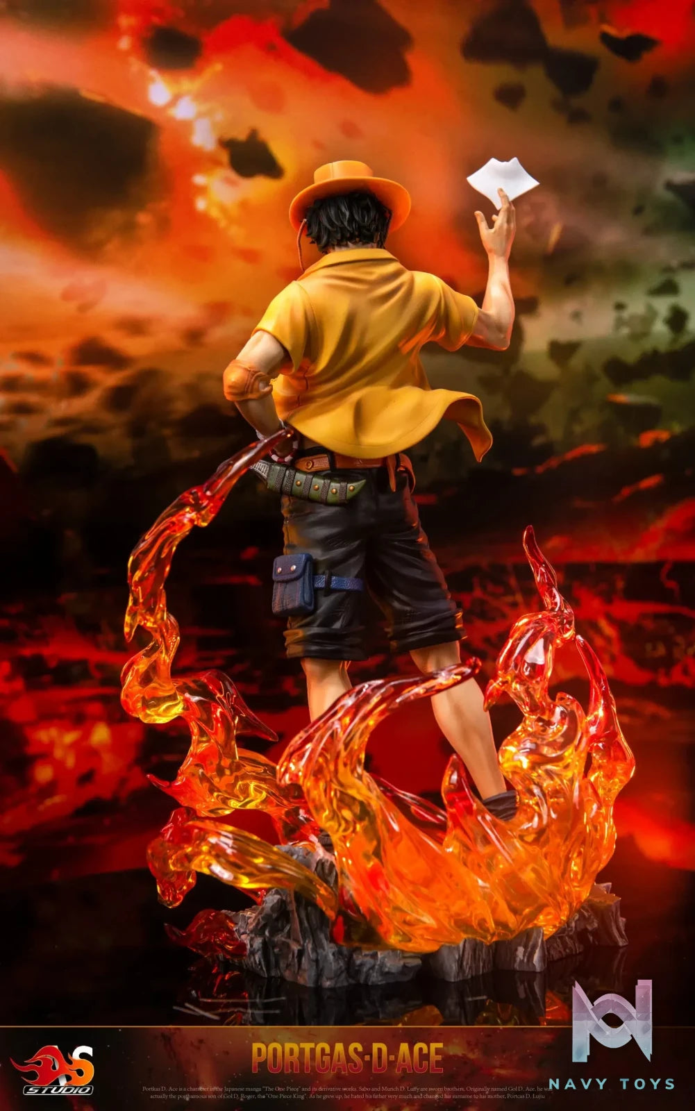 AS Studio – One Piece Flame Ace & Goodbye Ace Bust