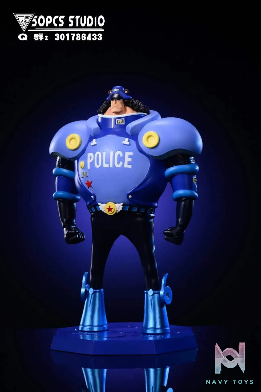 50PCS Studio – One Piece Police Bartholemew Kuma