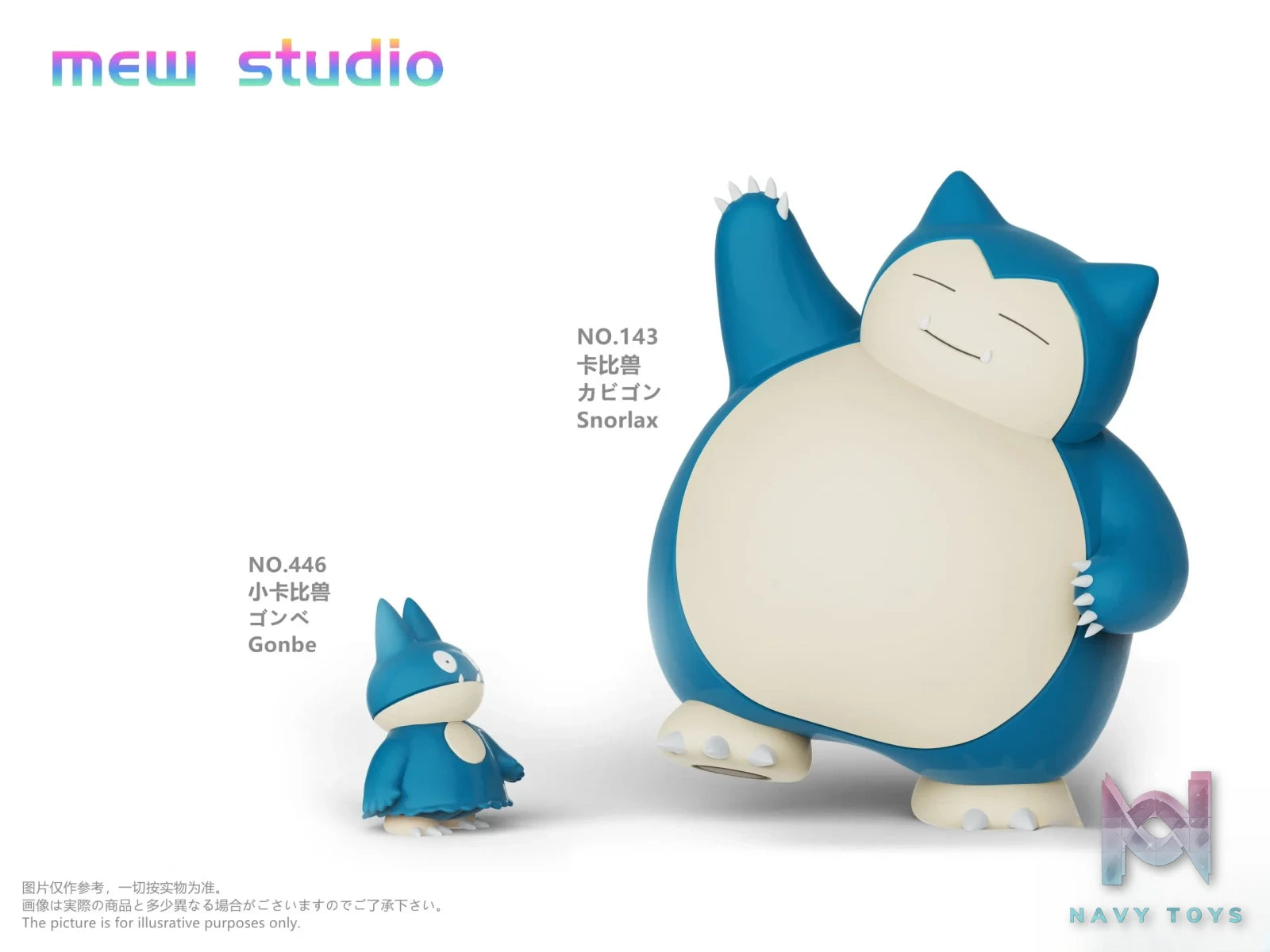 MEW Studio – Pokémon Snorlax Evolution Set