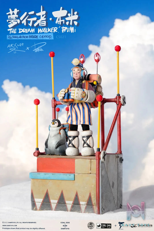 DAMTOYS – Arx Lee x Coaldog x Damtoys CS021 Dreamwalker Bumi 6-inch Collectible Action Figure (Licensed)