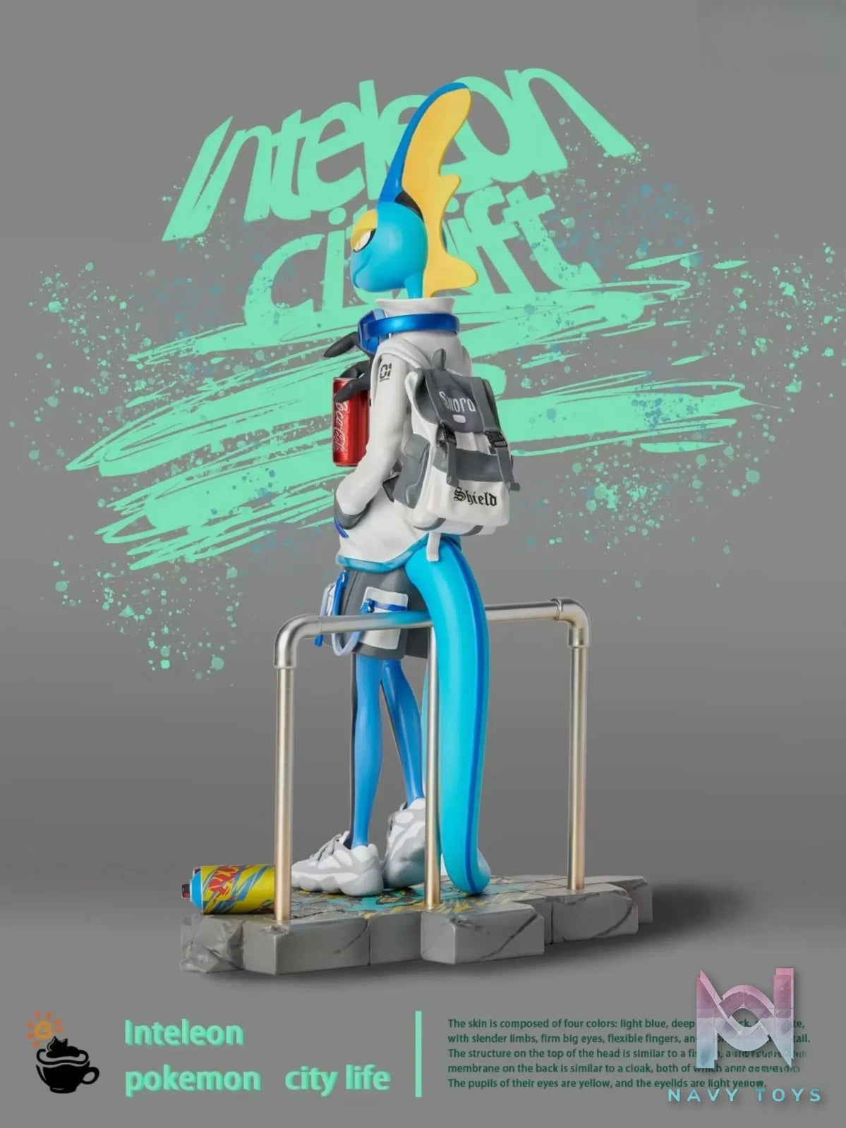 Fei Mao Ying Ri Studio – Pokémon Urban Trendy Card – Inteleon
