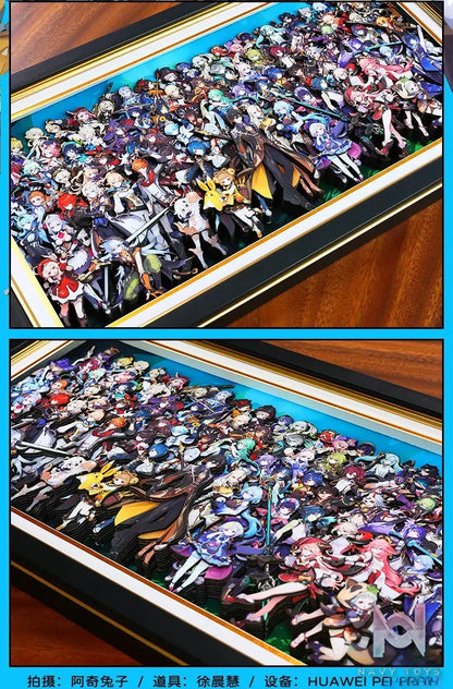 Yu Zhi Jiang Studio – Genshin Impact Multiple Characters 3D Decorative Painting Genshin Impact