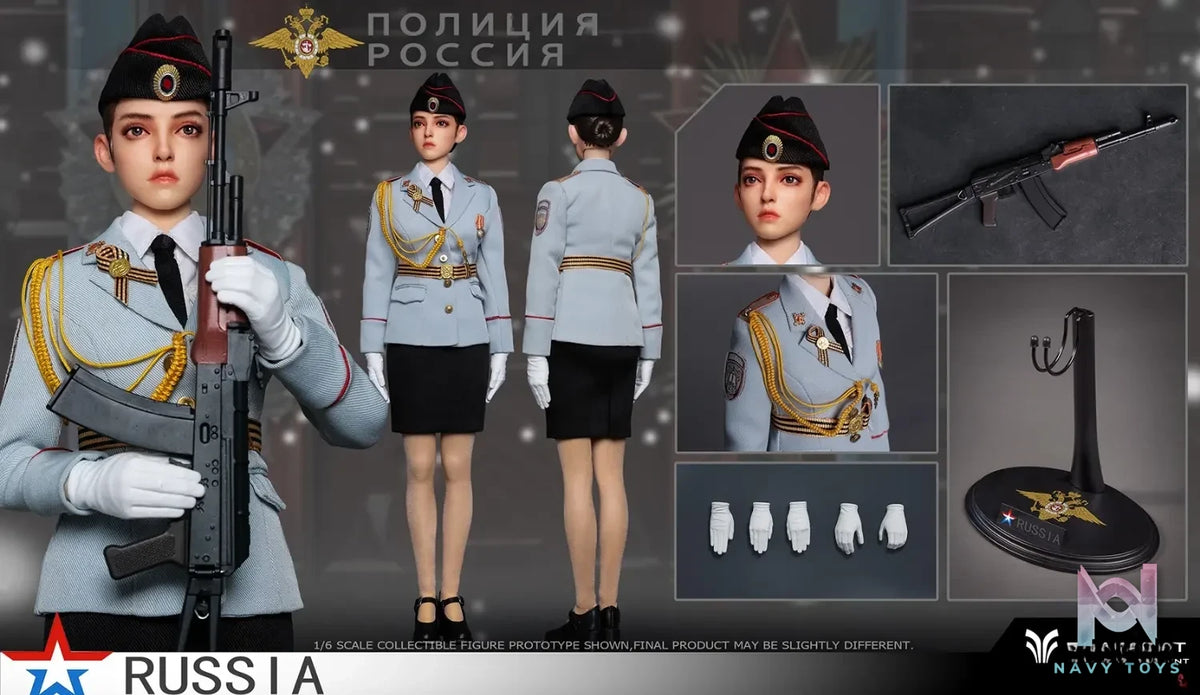 FLAGSET – Original 1/6 Russian Female Soldiers Ministry of Internal Affairs FS-73054A & Ninth Women’s Military Academy FS-73054B & Aerospace Defense Forces FS-73054C (Licensed)