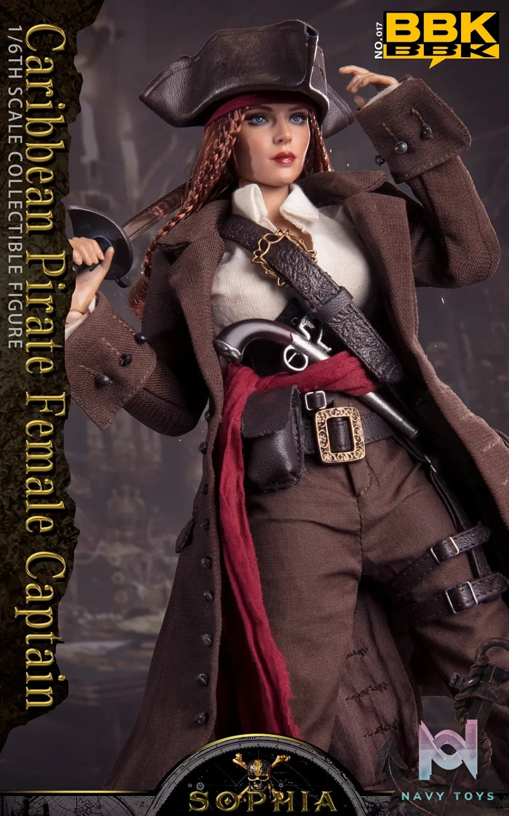 BBK Studio – Pirates of the Caribbean Captain Sophia BBK017