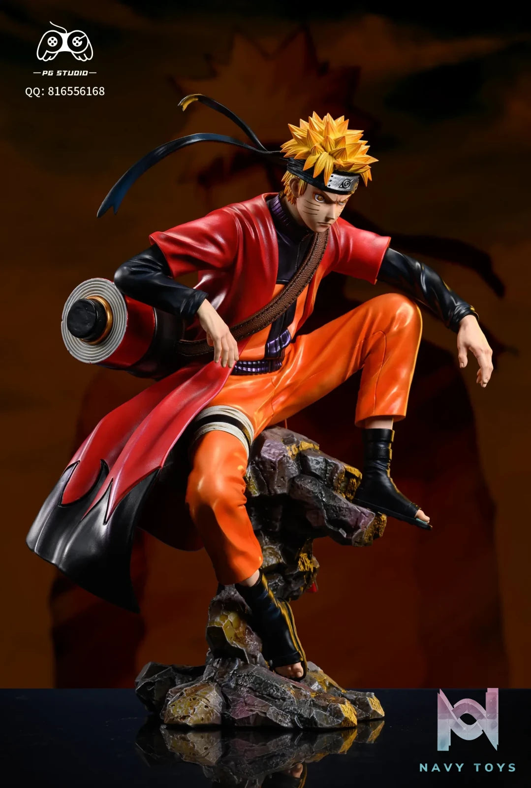 PG Studio – Naruto Sitting Pose Naruto & Sasuke