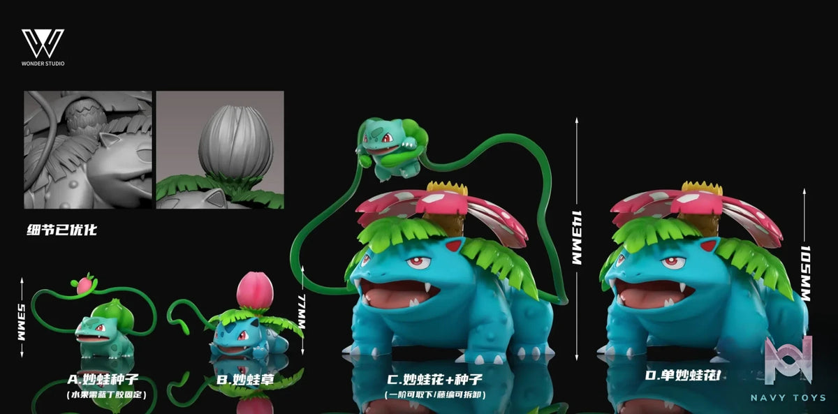 Wonder Studio – Venusaur Evolution Set Pokémon