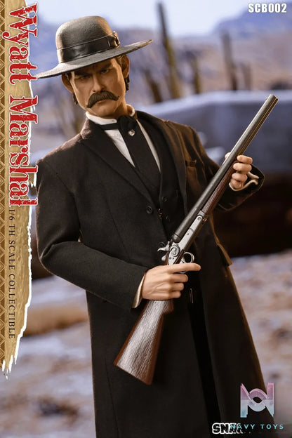 SNAKE TOYS Studio – 1/6 Collectible Figure Classic Series Western Cowboy TOMBSTONE Wyatt Marshal Deluxe Edition SCB02 (Licensed)