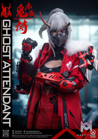 POP COSTUME Studio – GS-002 Ghost Attendant Red Remains 1/6 Action Figure (Licensed)