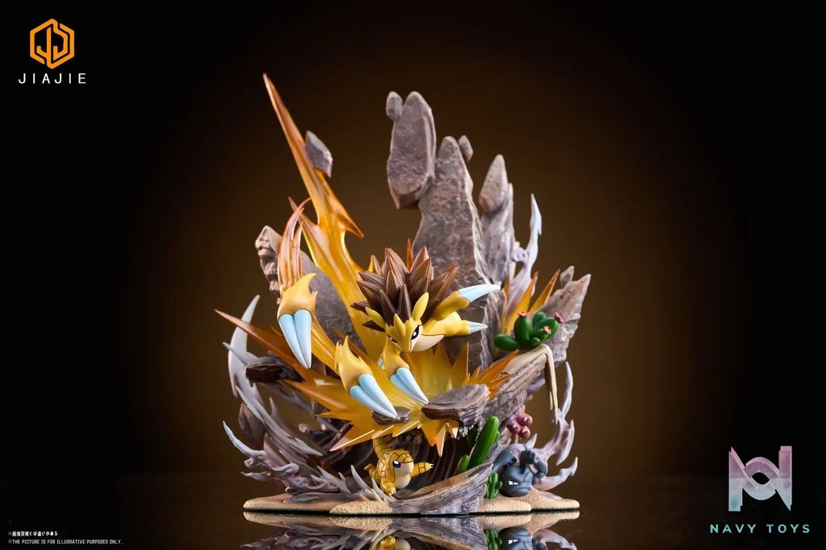 JIAJIE Studio - Sandslash Evolution - Pokemon resin statue JIAJIE studio anime figure