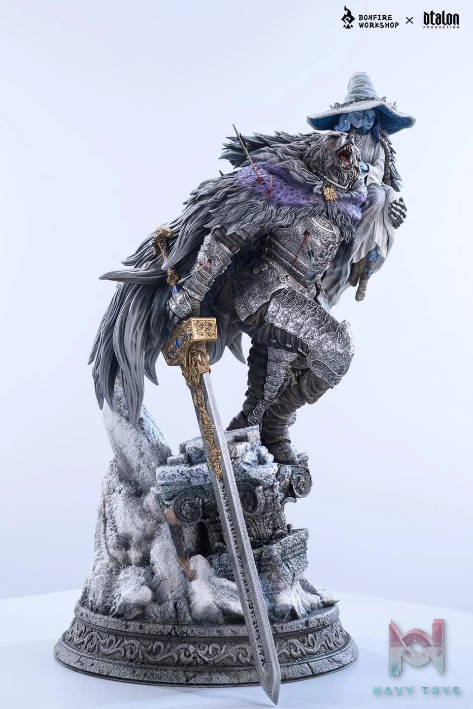 Wolf and Luna Princess - Elden Ring - Bonfire x Dtalon Studio resin statue Bonfire x Dtalon Studio anime figure