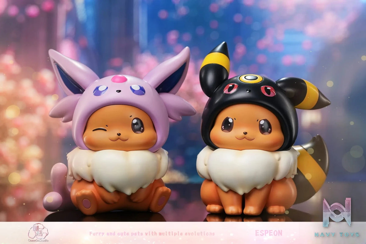 Come On Studio – Pokémon Chibi Eevee Dress Up Series #2 Espeon & Umbreon