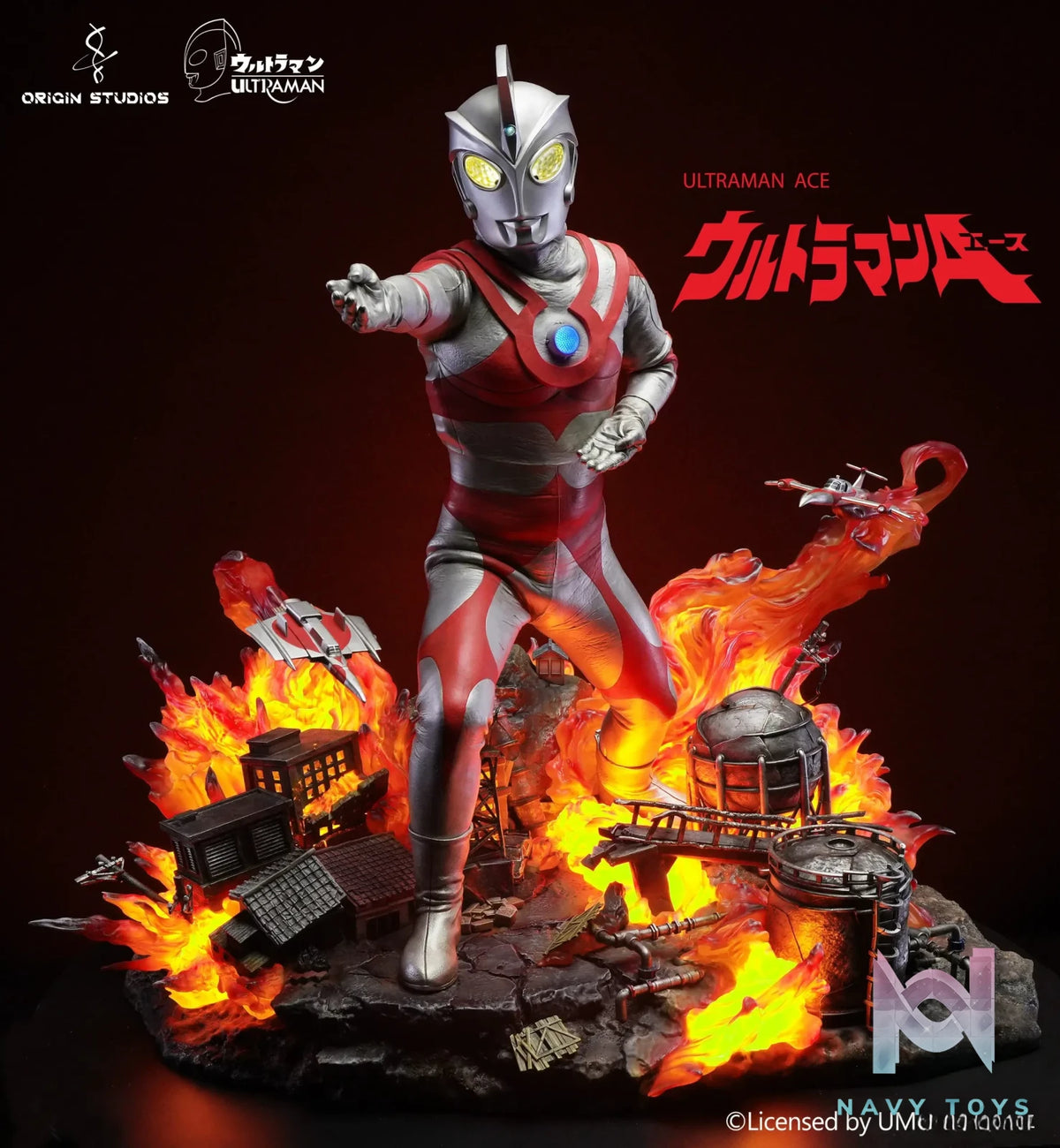 Origin Studio – Classic Ultraman Ace Scene Statue (Licensed)