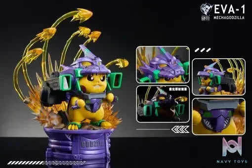 Hard Shell Studio – Pokemon Mecha Godzilla Pikachu