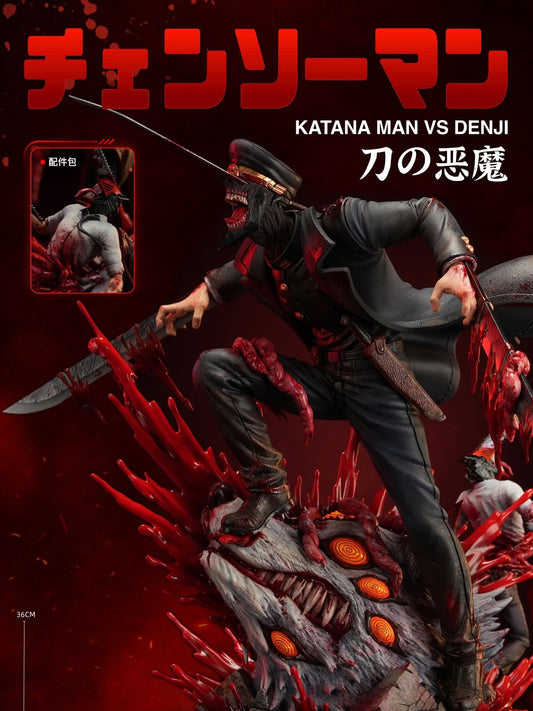 Katana Man vs Denji - Chainsaw Man - Zaohua Studio resin statue ZoaHua Studio anime figure