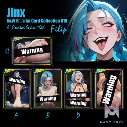 B&W Studio – Desktop Decor Card 016 Jinx League of Legends