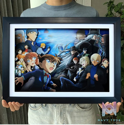 KALA HOME Studio – Detective Conan Multiple Characters #06 3D Decorative Painting Detective Conan