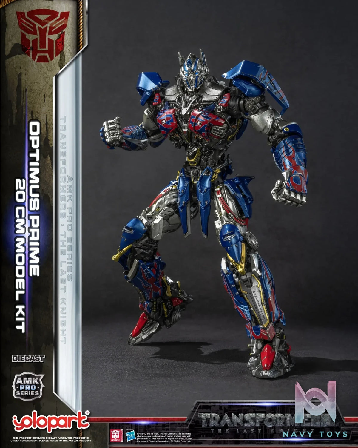 Yolopark Studio – Transformers: The Last Knight AMK PRO Series Optimus Prime Pre-Assembled Model