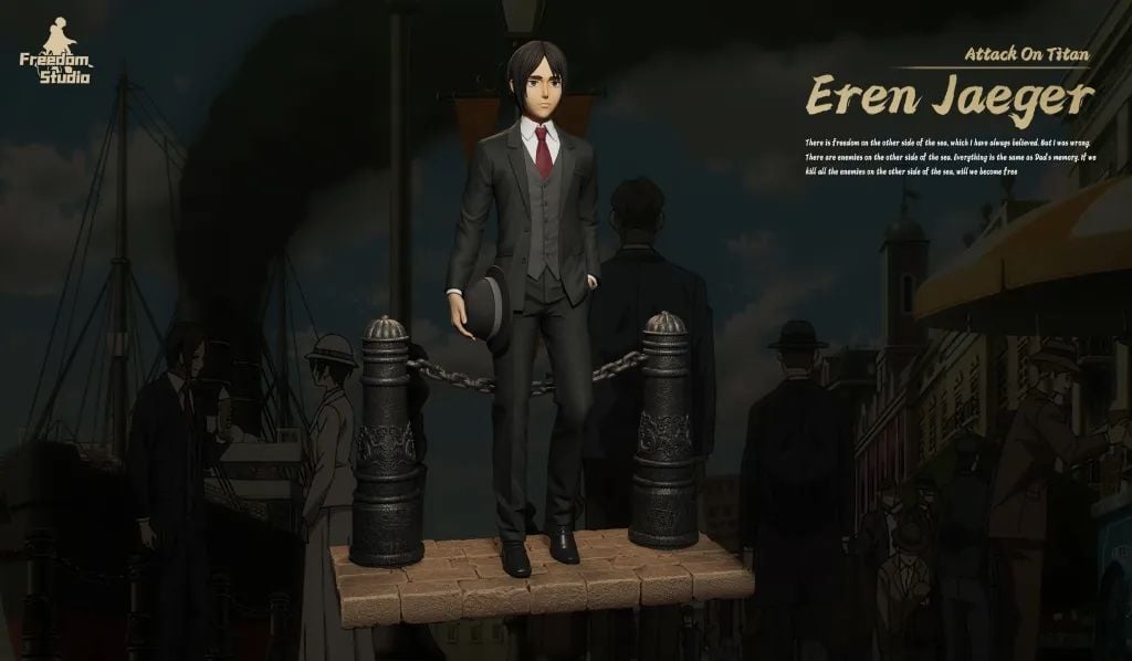 Eren Yeager - Attack On Titan - Freedom Studios resin statue freedom studio anime figure