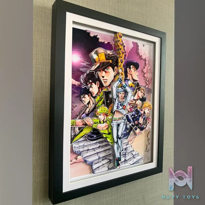 KALA HOME Studio – JoJo Multiple Characters #02 3D Decorative Painting JoJo