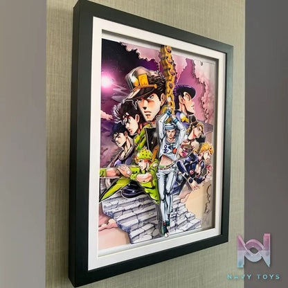 KALA HOME Studio – JoJo Multiple Characters #02 3D Decorative Painting JoJo