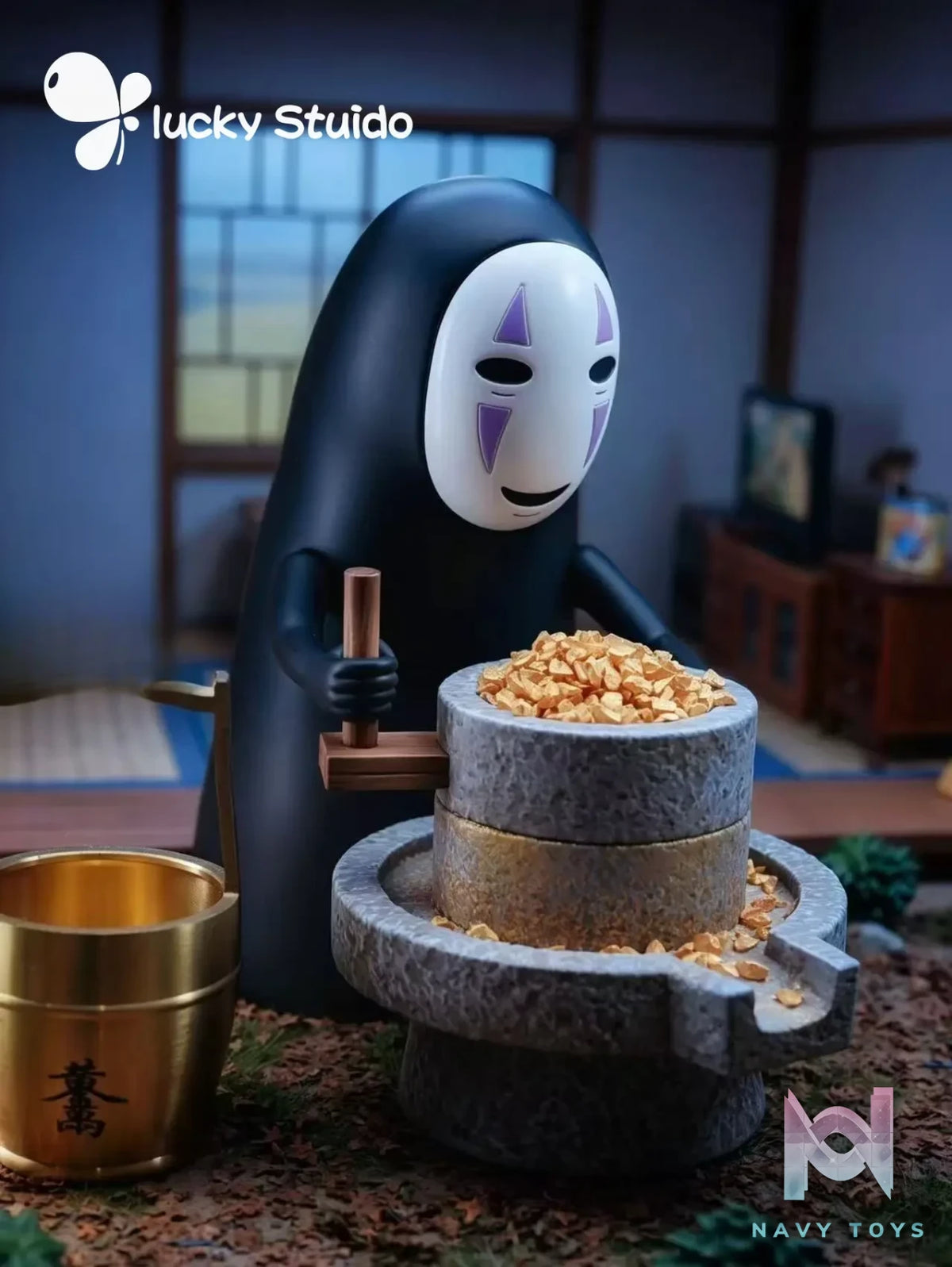 Lucky Studio – No-Face Grinding Mill Spirited Away