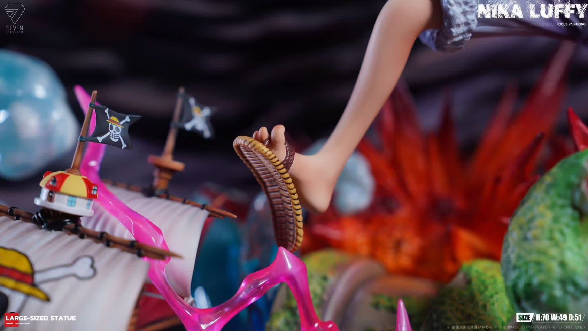 Luffy Nika resin statue Seven studio anime figure