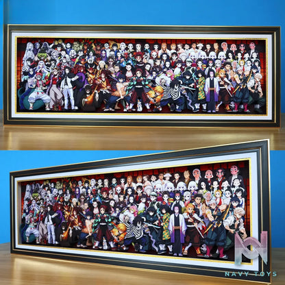 KALA HOME Studio – Demon Slayer Multiple Characters #22 3D Decorative Painting Demon Slayer