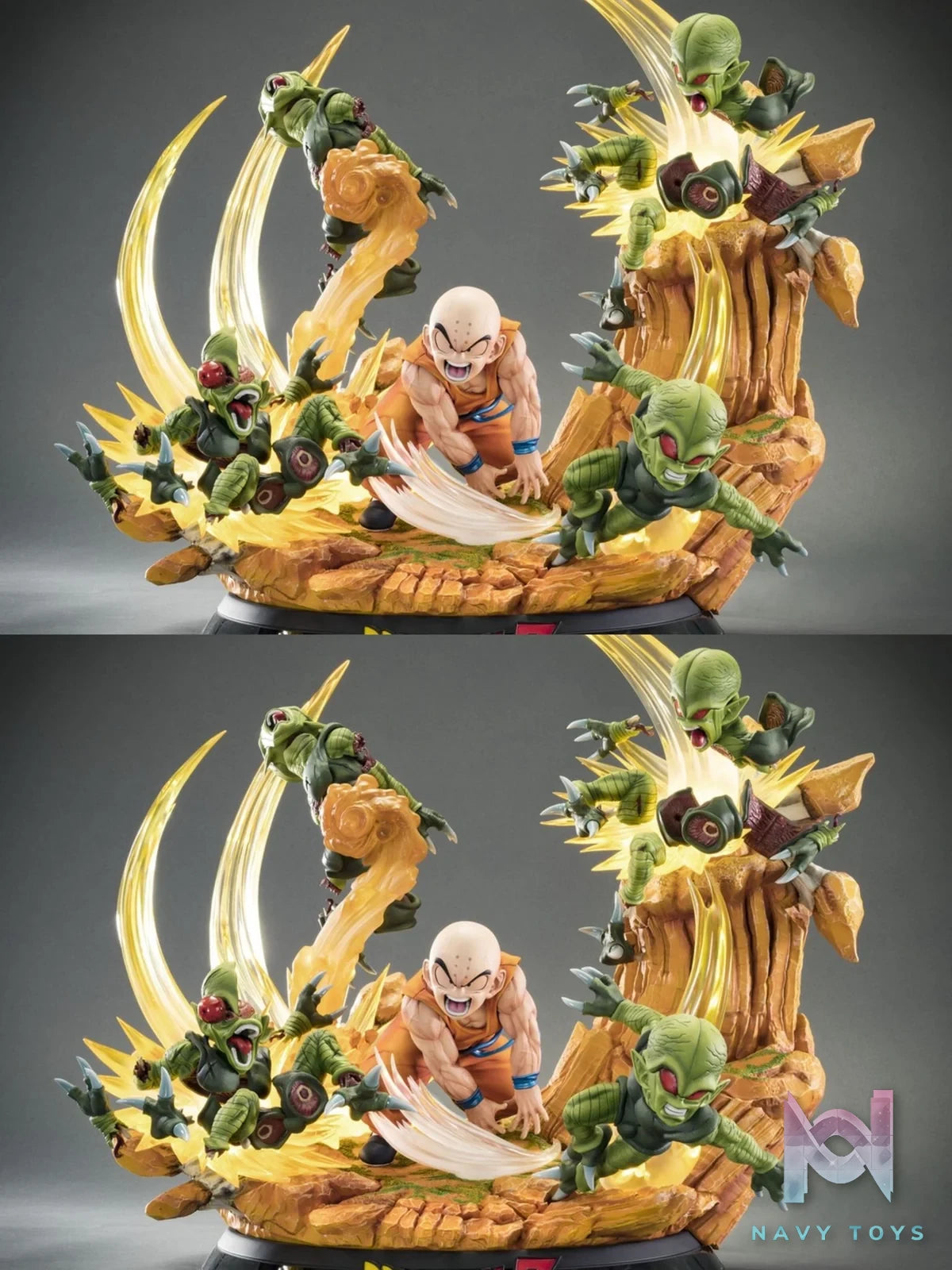 Krillin Vs The Saibaimen - Dragon Ball - Tsume Art resin statue Tsume Art Studio anime figure
