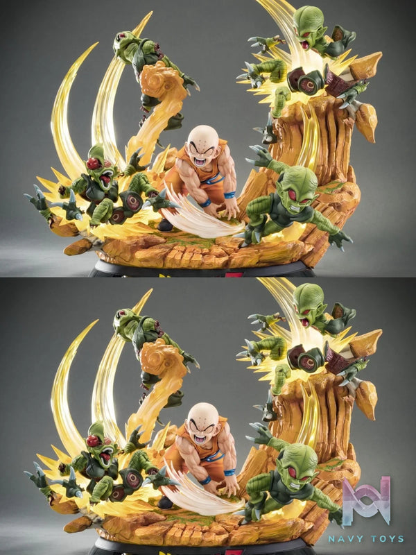 Krillin Vs The Saibaimen - Dragon Ball - Tsume Art resin statue Tsume Art Studio anime figure