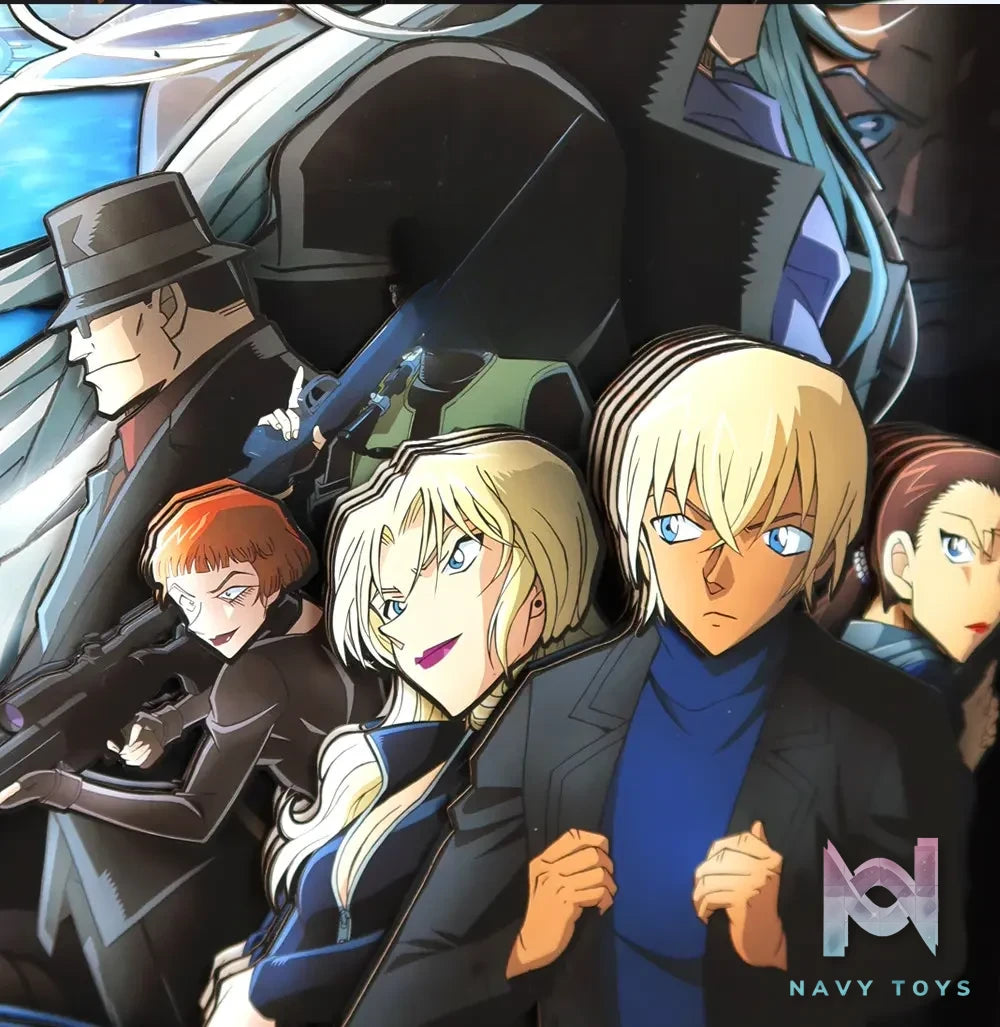 KALA HOME Studio – Detective Conan Multiple Characters #06 3D Decorative Painting Detective Conan