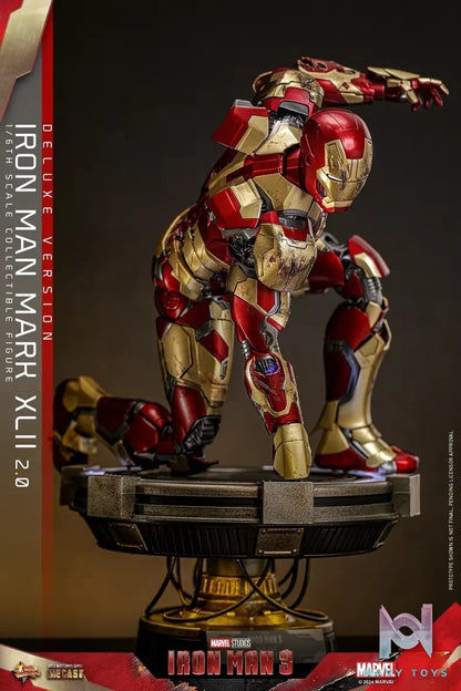 Hottoys Studio – Marvel Iron Man3 Iron Man Mark42 (2.0) MMS758D65 (Licensed)