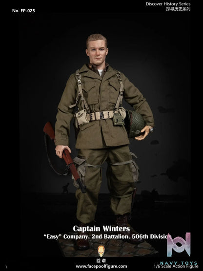 Facepoolfigure – Captain Winters “Easy” Company, 2nd Battalion, 506th Division 1/6 Action Figure FP025 (Licensed)