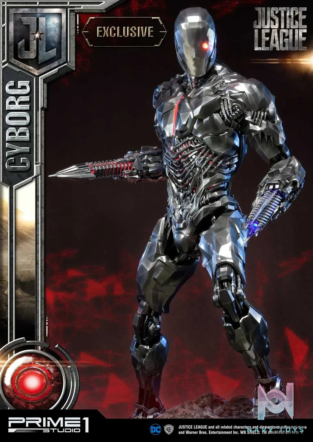 Prime 1 Studio – Museum Masterline Justice League (Film) Cyborg MMJL-03 MMJL-03EX (Licensed)