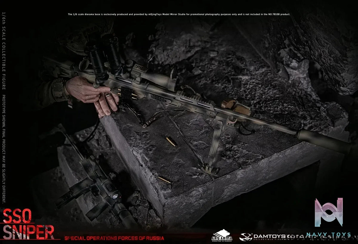 DAMTOYS – 1/6 Scale Russian Federation SSO Special Forces Sniper Item No. 78108 (Licensed)